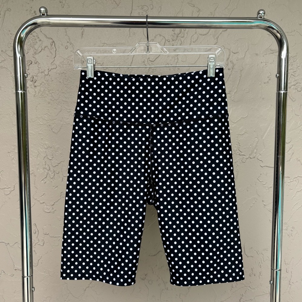 B&W Polkadot Athletic Shorts